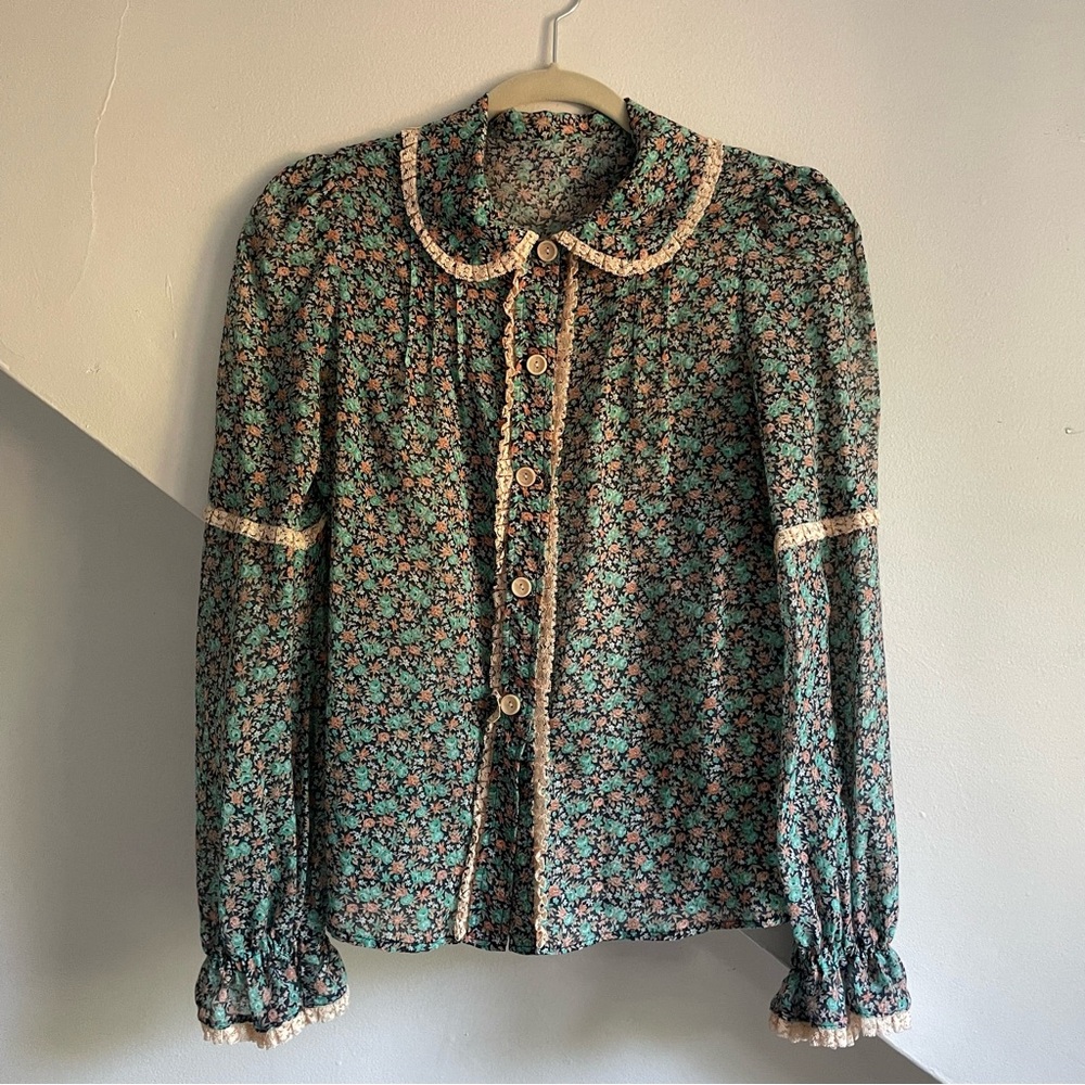 Vintage 60s/70s cotton blouse